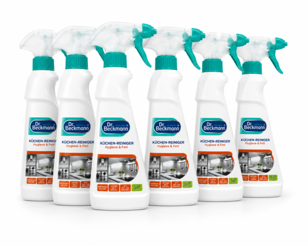 Dr. Beckmann Keukenreiniger 500 ml voordeelverpakking met 6 flessen keukenontvetter
