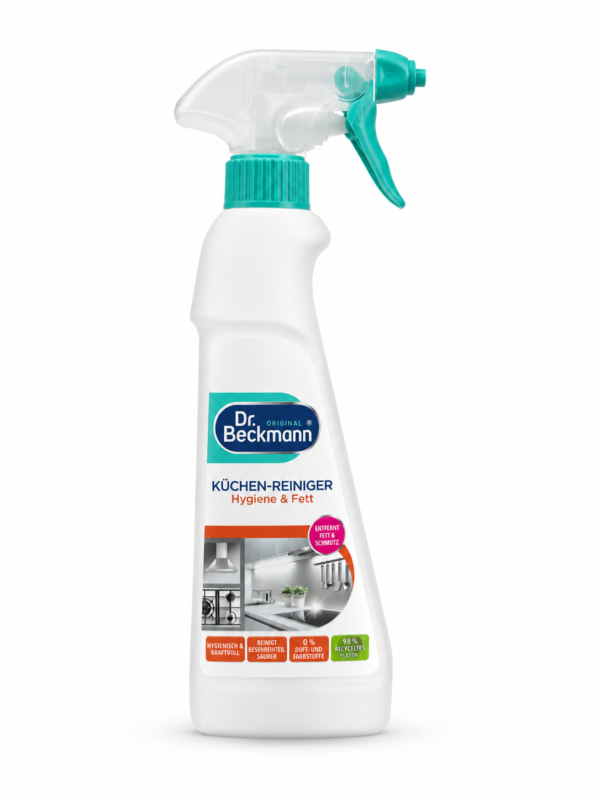 Dr. Beckmann Keukenreiniger 500 ml sprayfles voor het verwijderen van vet en vuil in de keuken