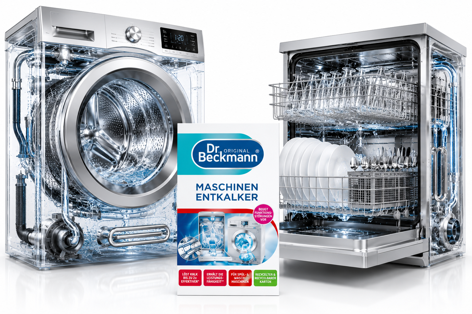 Dr. Beckmann Machines Ontkalker 12x50g Voordeelverpakking - Afbeelding 4