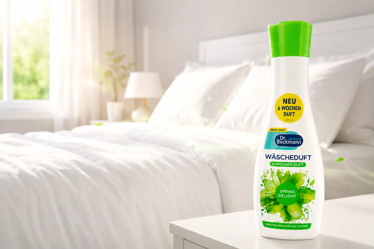 Dr. Beckmann Wasparfum Spring Delight voor fris ruikend beddengoed en langdurige geur in de slaapkamer