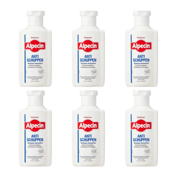 Alpecin Medicinal Anti-Roos Shampoo 6 x 200 ml voordeelverpakking