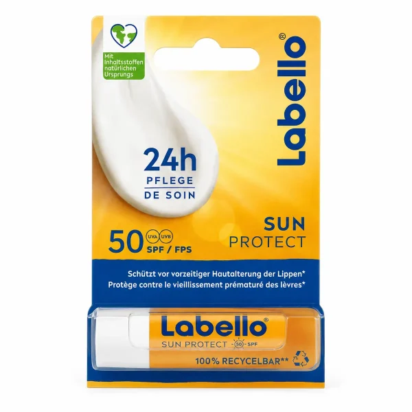 Labello Sun Protect Lippenbalsem SPF 50 in verpakking