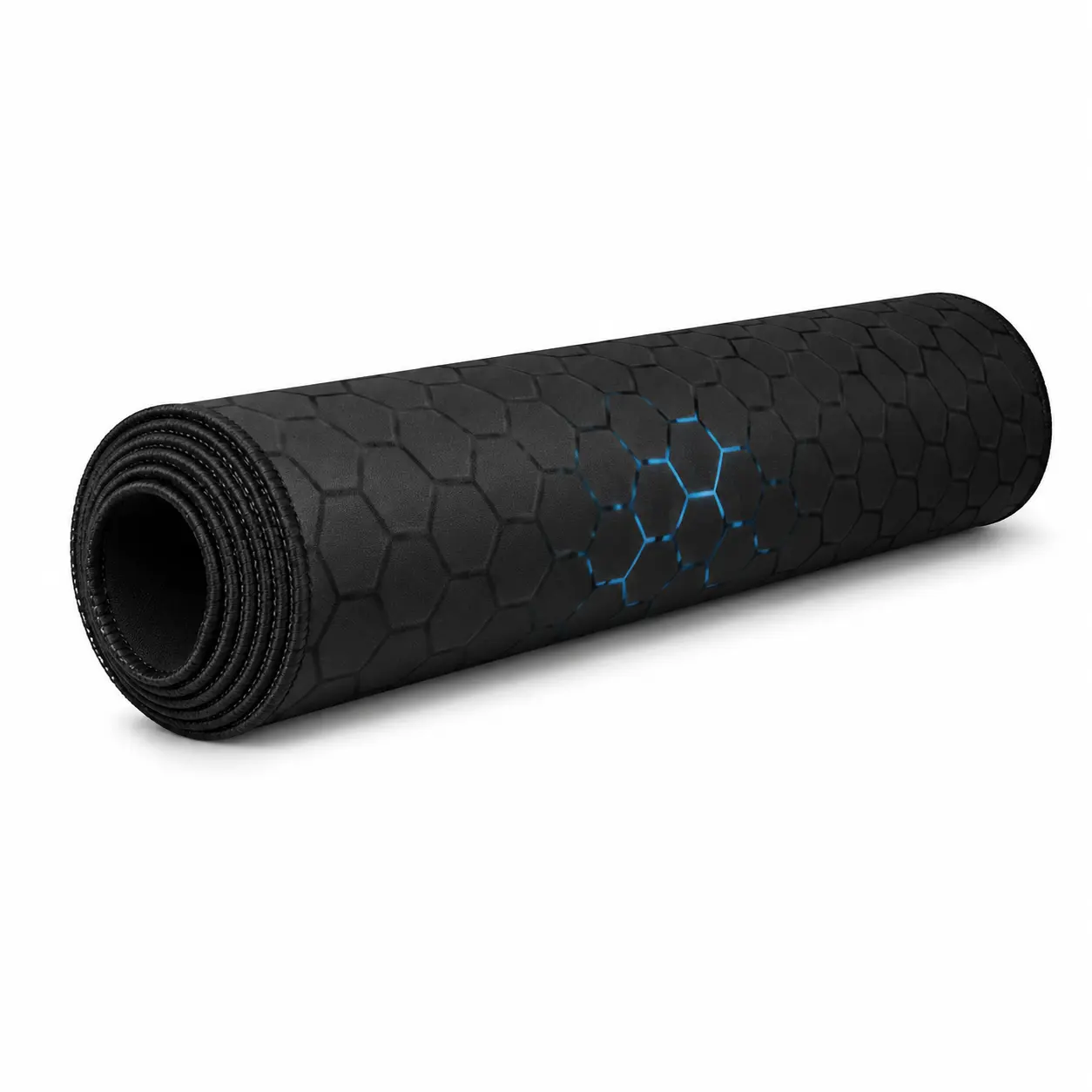 Dunmoon XXL Gaming Muismat opgerold voor compact opbergen