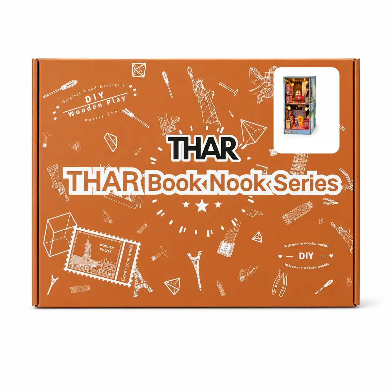 1. THAR Book Nook Magic Potion House in originele THAR-verpakking