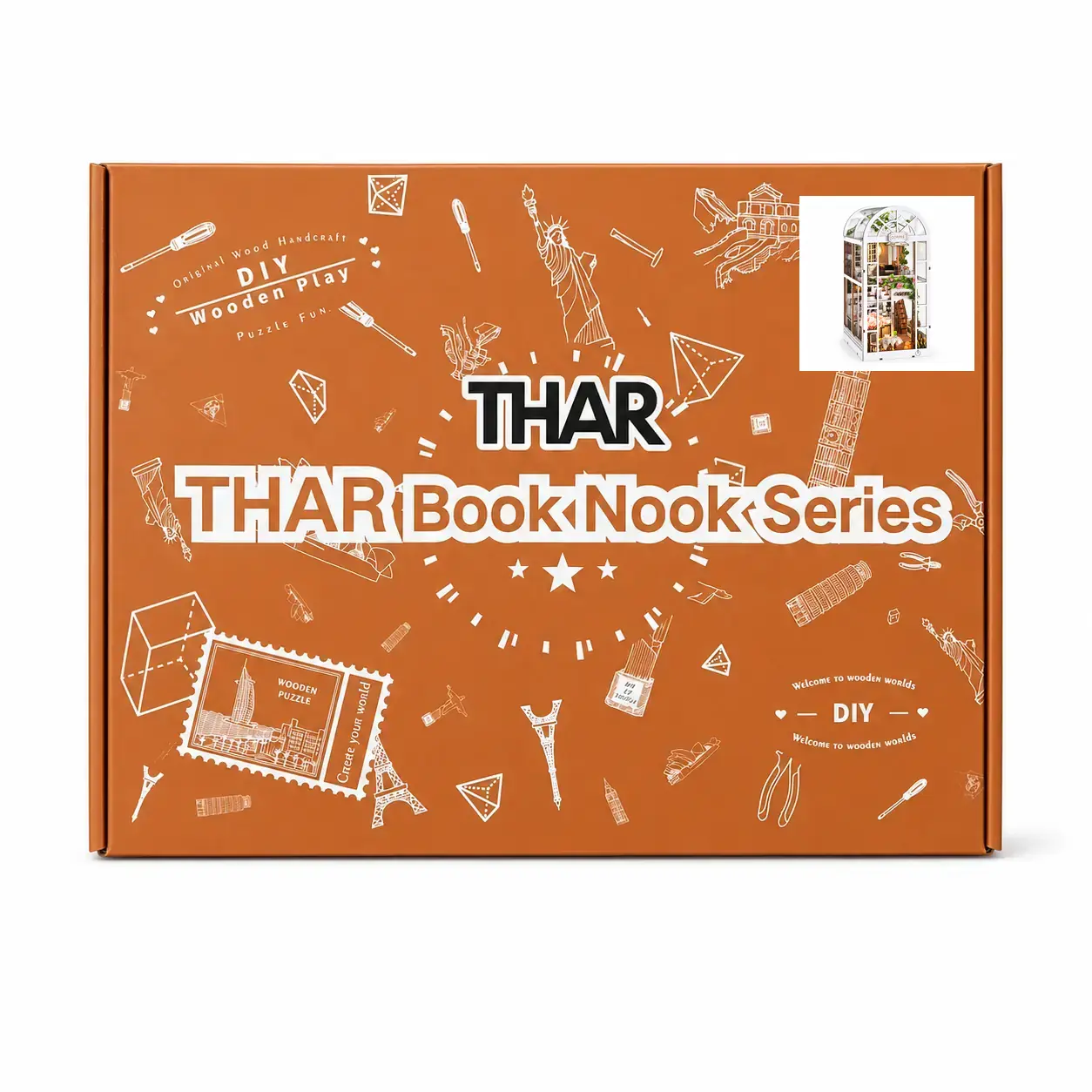 THAR Book Nook verpakking met Coffee Garden productafbeelding