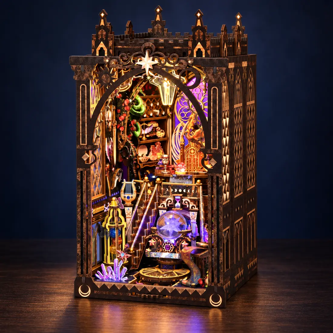 THAR Book Nook Mystic Zodiac LED verlichting in mystieke avond sfeer