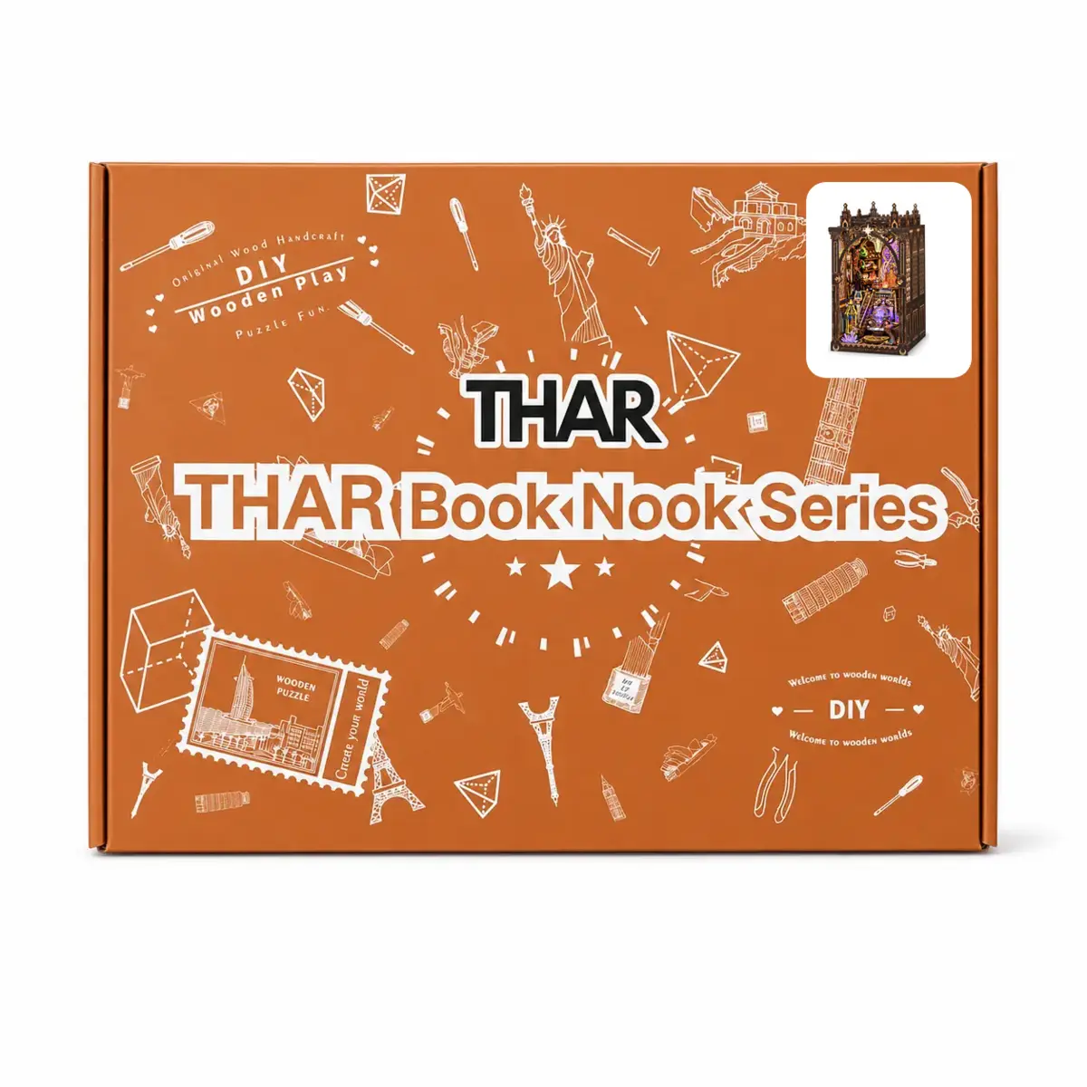 THAR Book Nook Mystic Zodiac universele THAR verpakking met productfoto