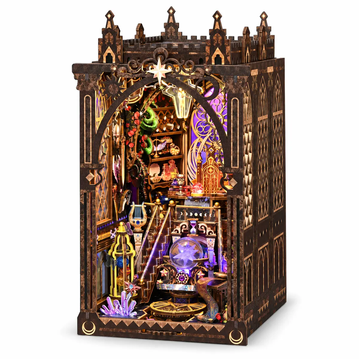 THAR Book Nook Mystic Zodiac houten bouwpakket met LED verlichting