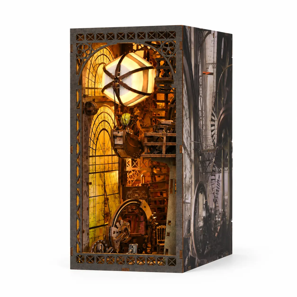 THAR Book Nook Miniatuurhuis Uncle Peter’s Warehouse schuine productweergave