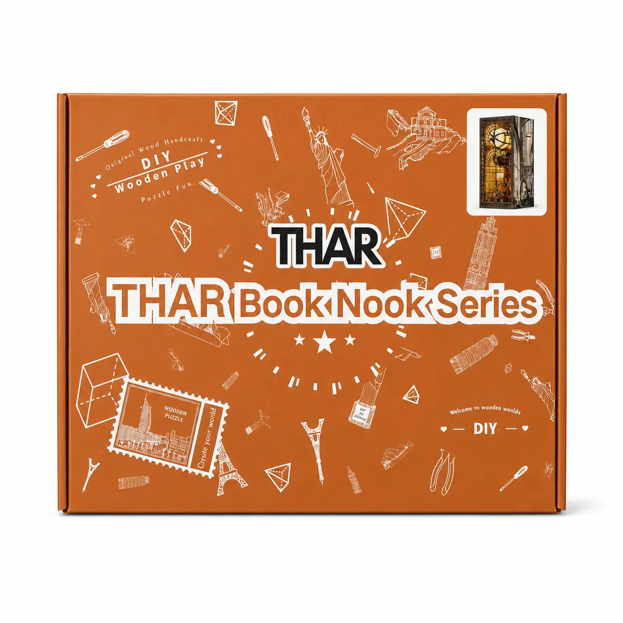 THAR Book Nook Uncle Peter’s Warehouse verpakking met variantafbeelding