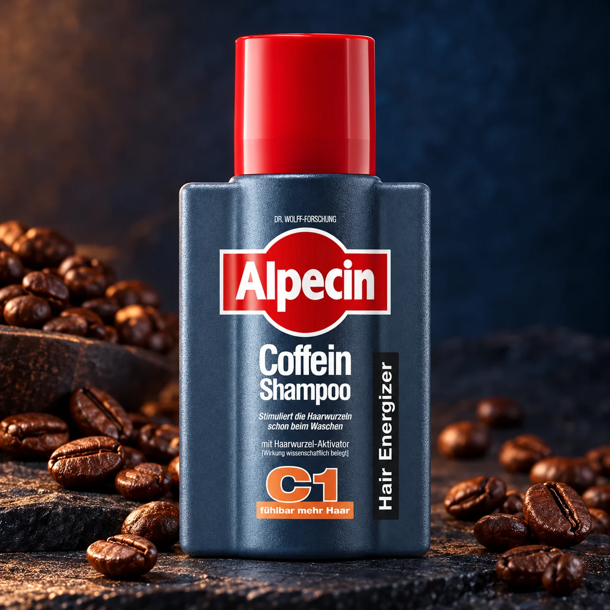 Alpecin C1 cafeïneshampoo 75 ml met koffiebonen