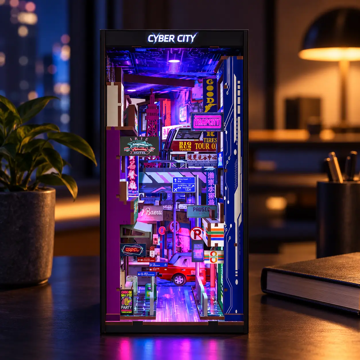 THAR Cyber City LED book nook als bureau- en woondecoratie