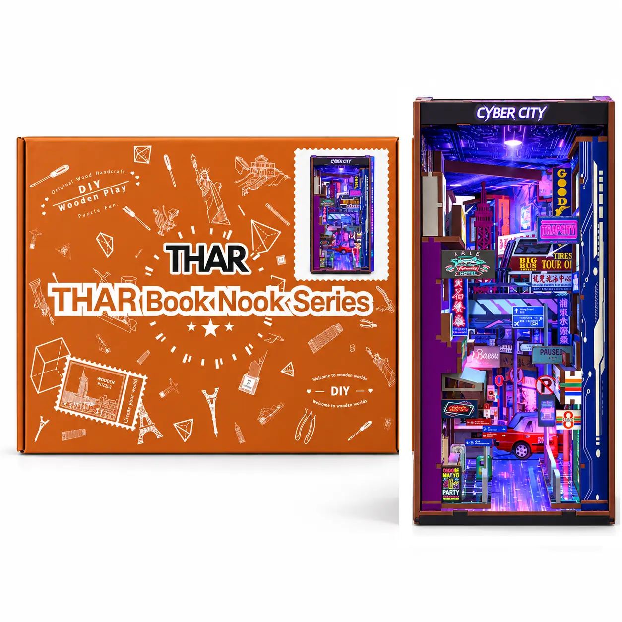 1. THAR Book Nook Cyber City met originele verpakking