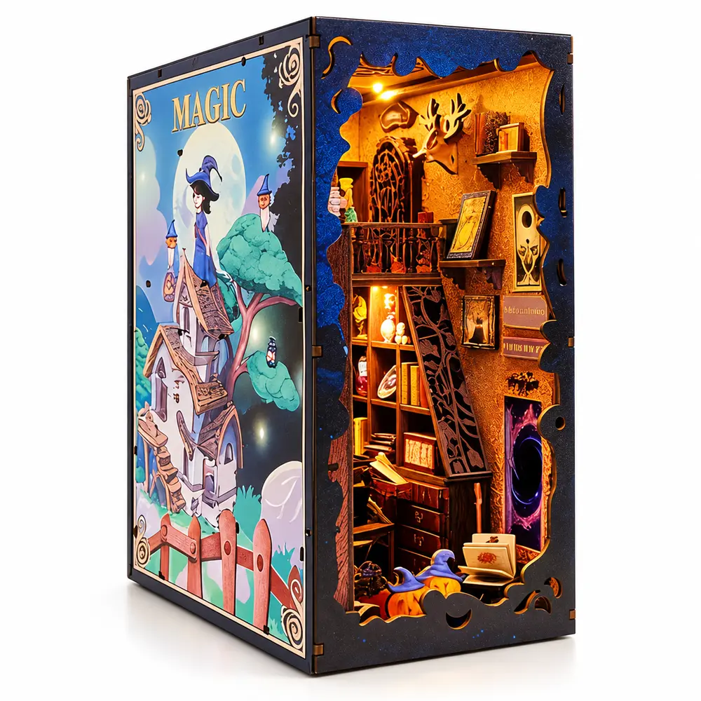 THAR Book Nook Shadowmoon Academy zijpaneel met maanillustratie