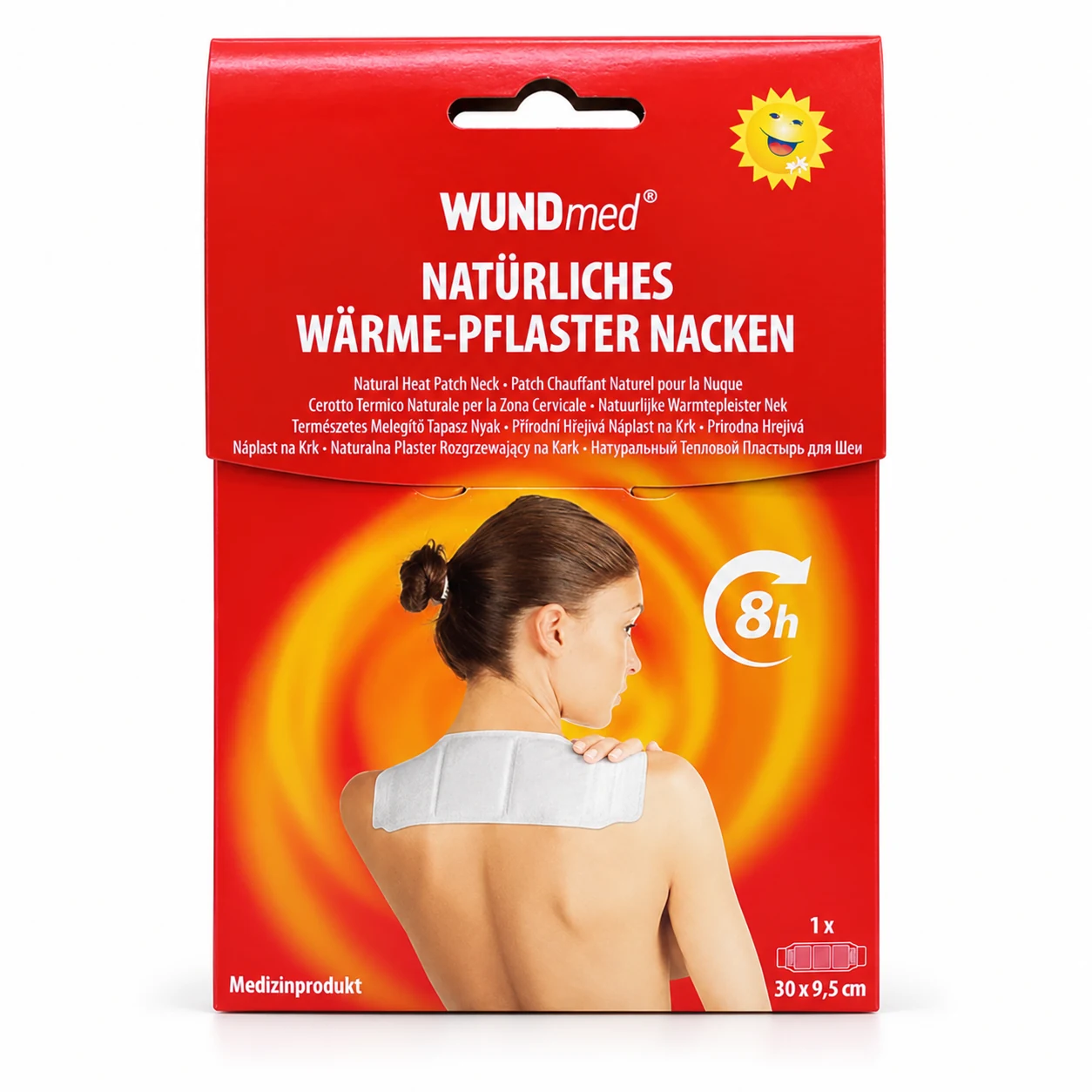 WUNDmed warmtepleister voor nek en schouders, verpakking voorkant
